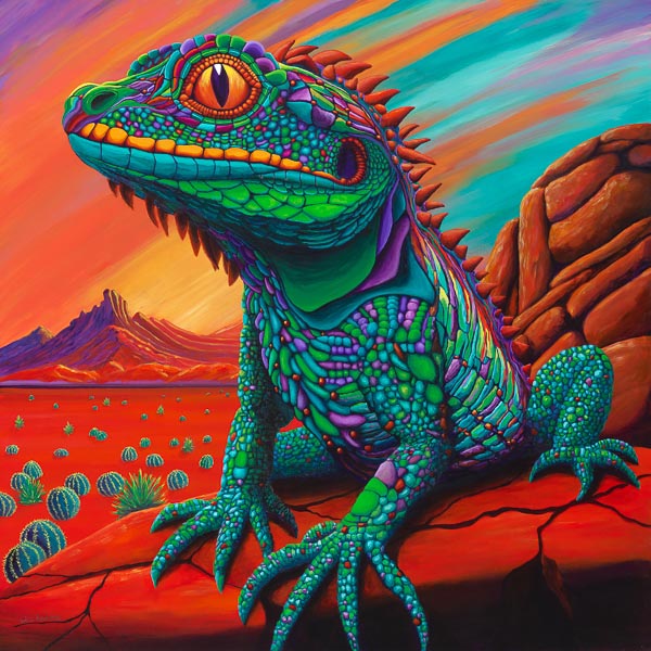 Desert Dweller Print – Reptile Vibe Wall Decor