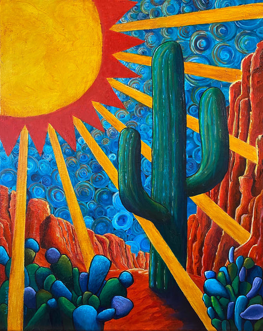 Desert Vibe Print – Boho Western Wall Art