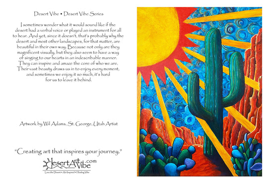 Desert Vibe Print – Boho Western Wall Art