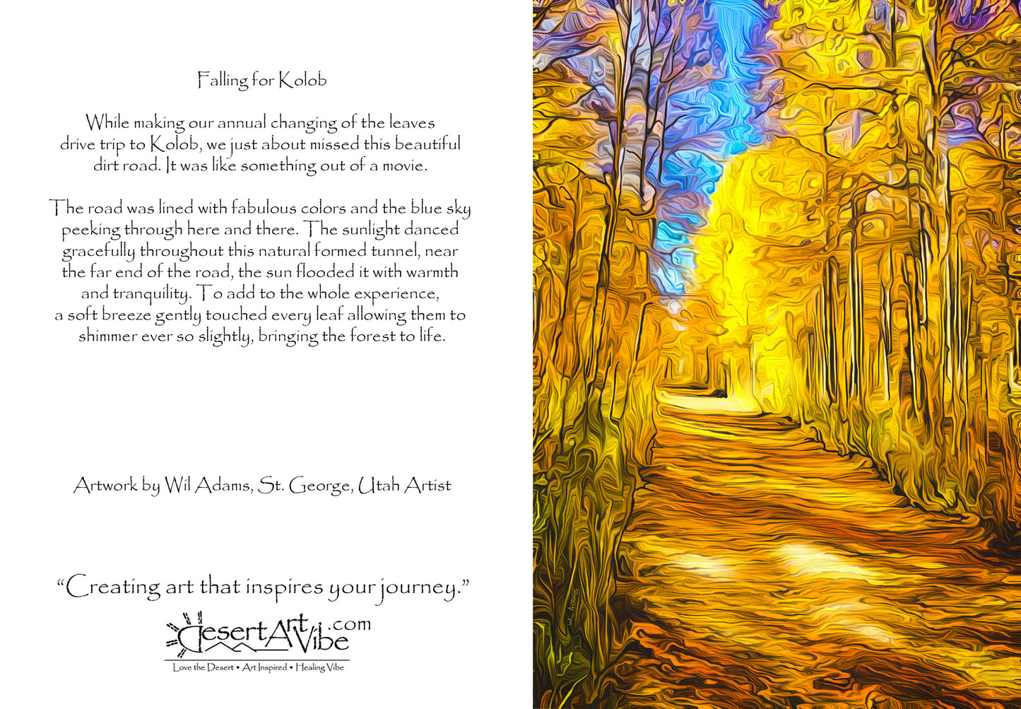 Falling for Kolob – Autumn Landscape Photography Print of Utah