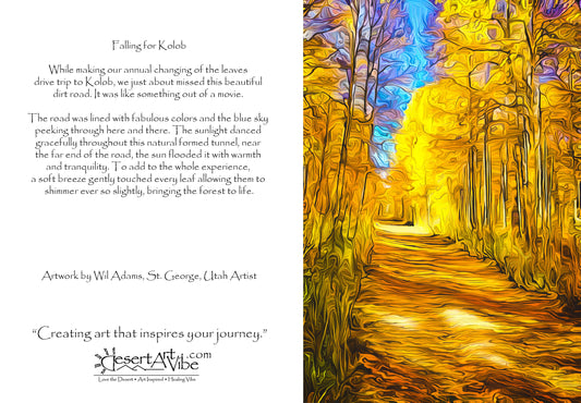 Falling for Kolob – Autumn Landscape Photography Print of Utah