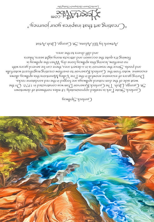 Gunlock Spillway – Southern Utah Spillway Photography Print