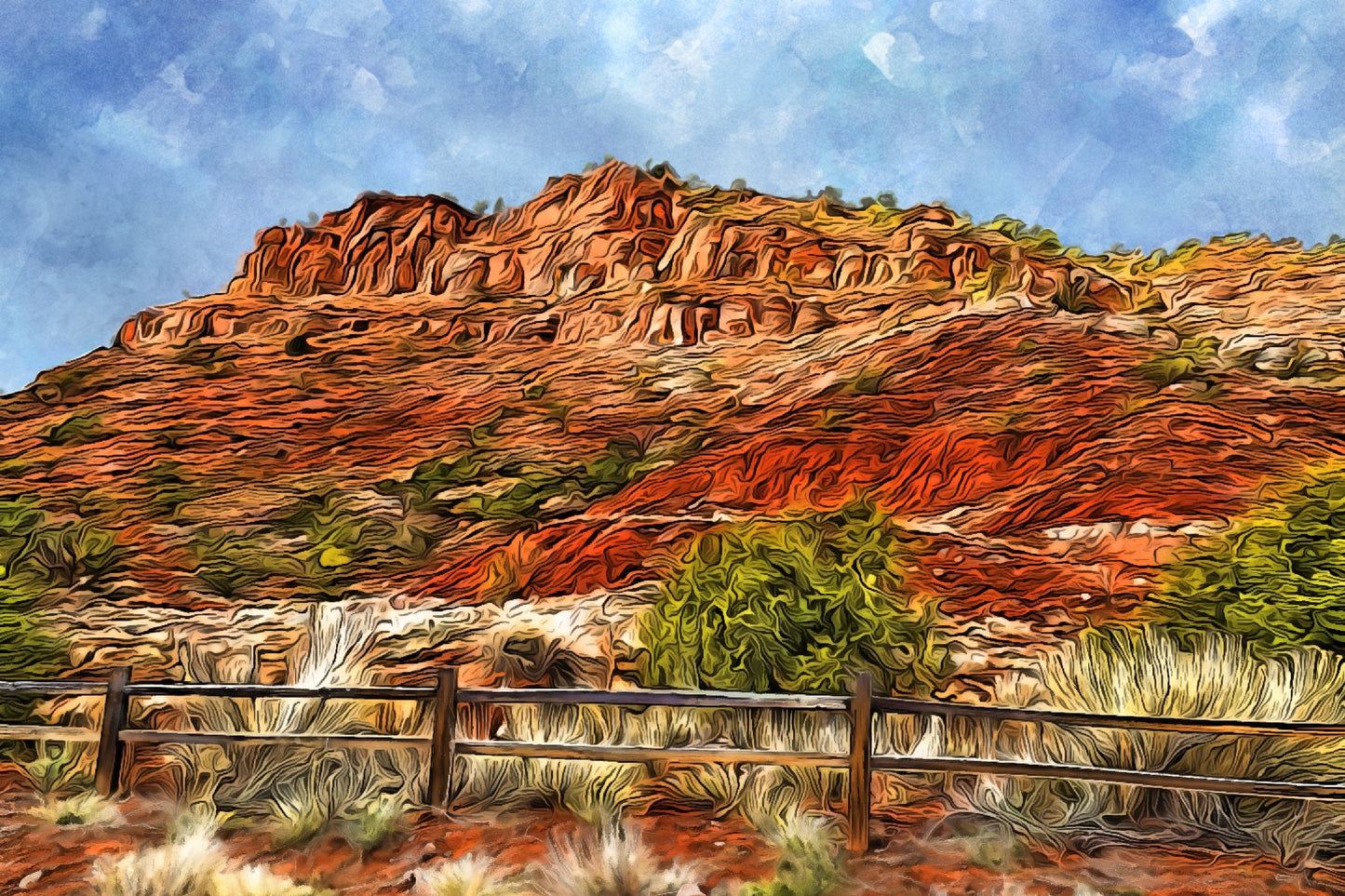 Little Hollywood – Vintage Western Landscape Photo