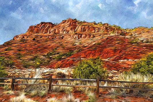 Little Hollywood – Vintage Western Landscape Photo