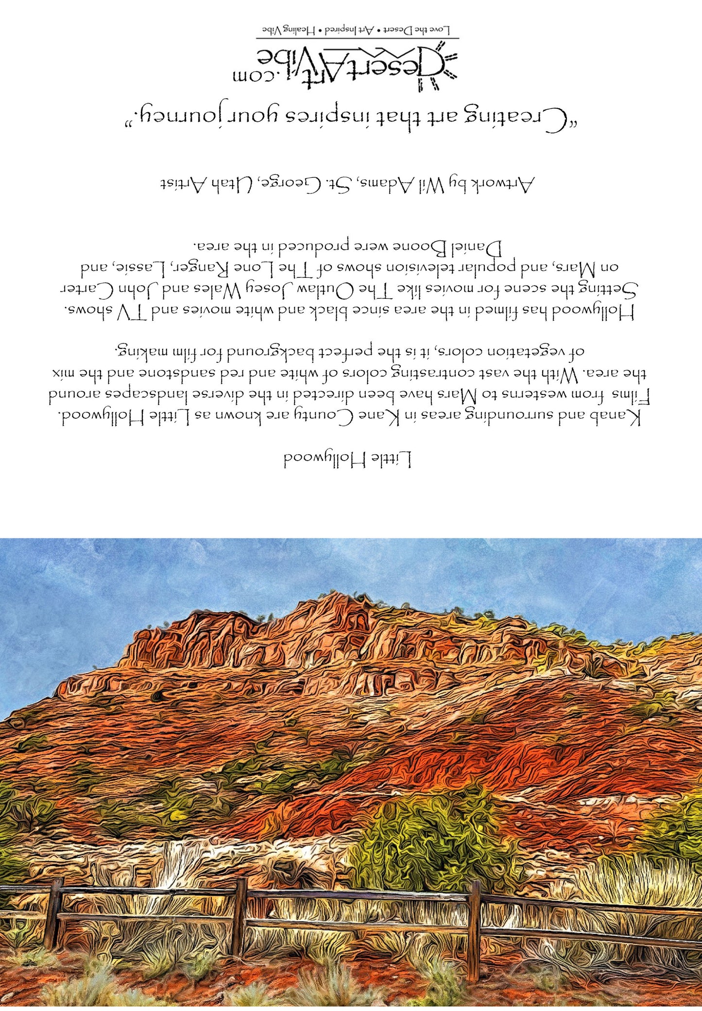 Little Hollywood – Vintage Western Landscape Photo