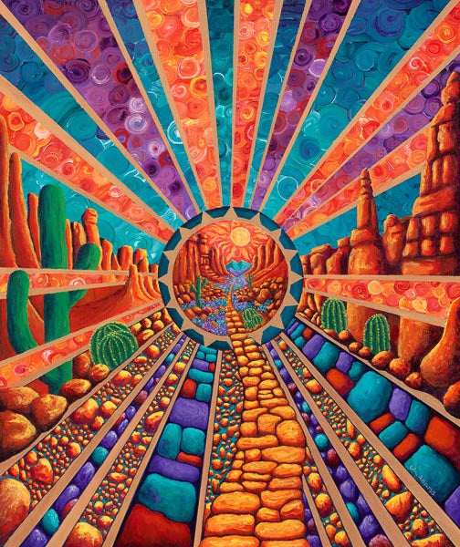 Meditative Zen Print – Captivating Desert Wall Art