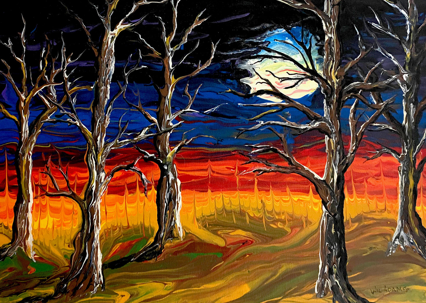 October Rising Print