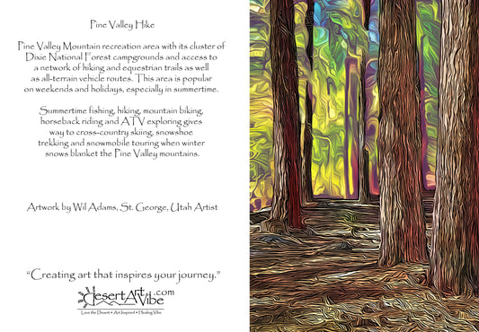 Pine Valley Hike – Scenic Utah Pine Forest Photography Print