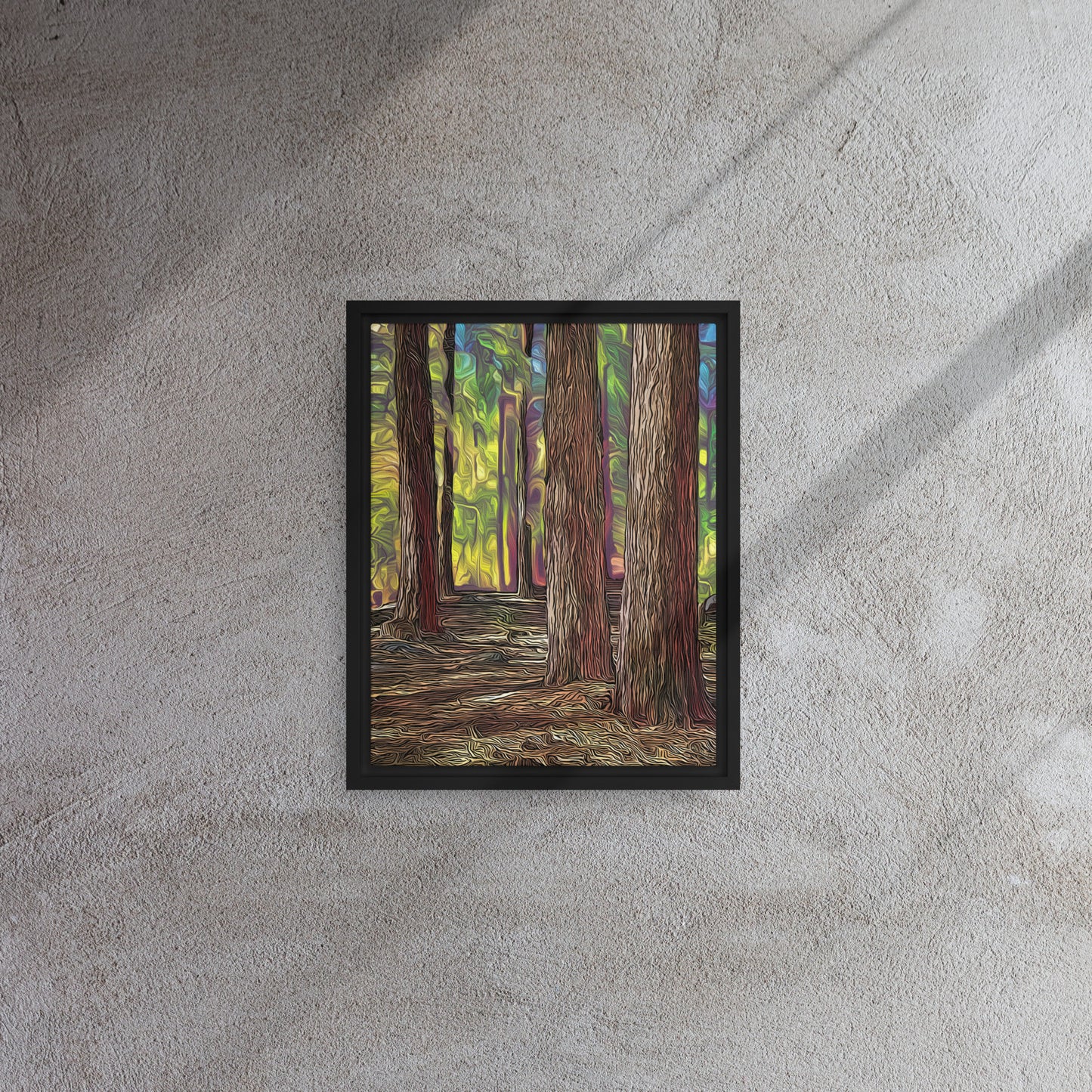 Pine Valley Hike, Utah - Framed Canvas Print