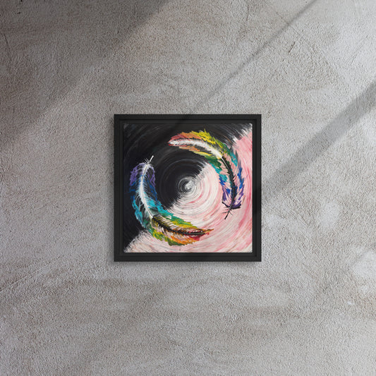 The Journey - Framed Canvas Print