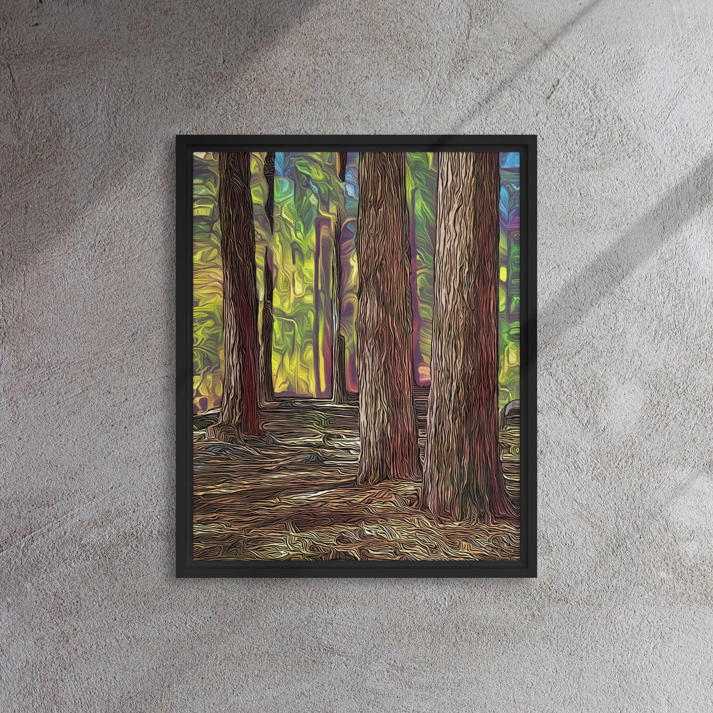 Pine Valley Hike, Utah - Framed Canvas Print