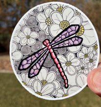 Load image into Gallery viewer, Magical Dragonfly, Glossy Vinyl Sticker
