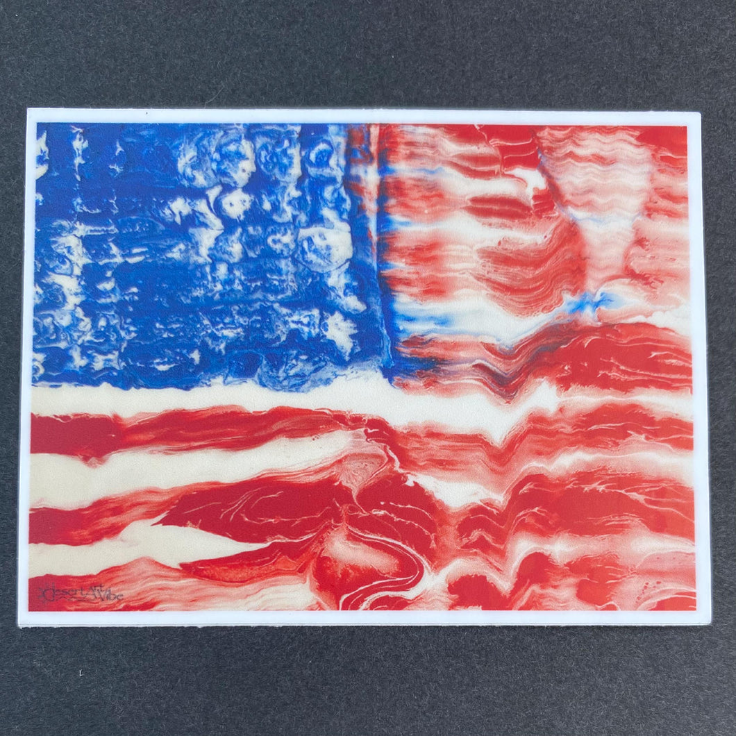 The Flag, Matte Vinyl Sticker