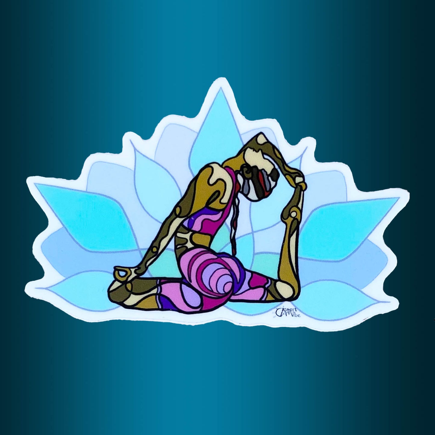 Art of Yoga Series, Vinyl Stickers