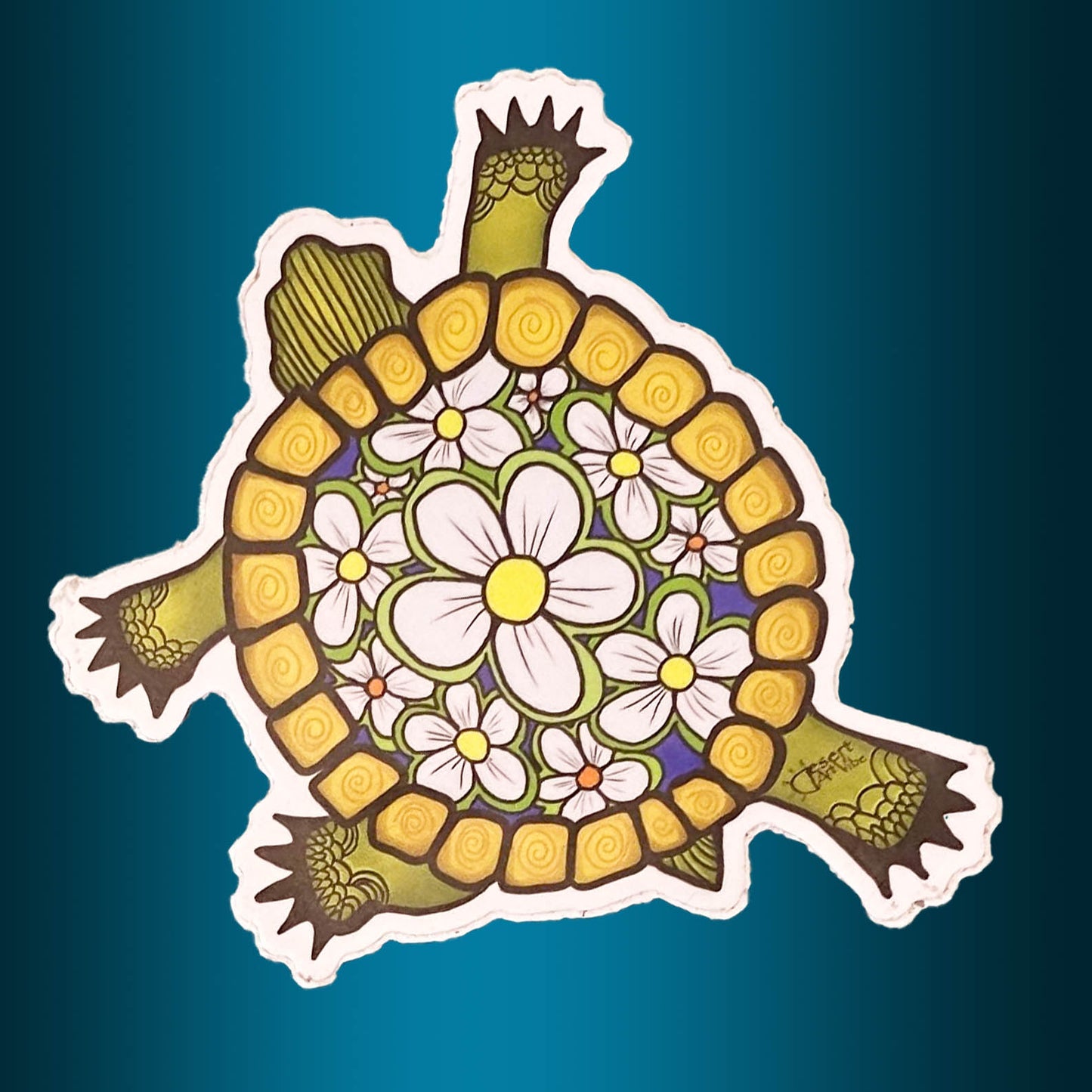 Desert Tortoise Series, Matte Vinyl Sticker