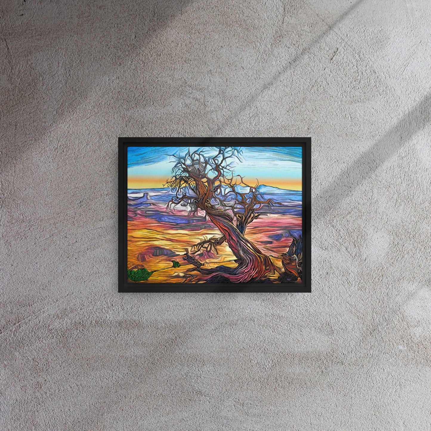 Dead Horse Point - Framed Canvas Print