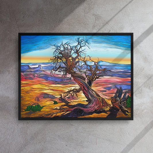 Dead Horse Point - Framed Canvas Print