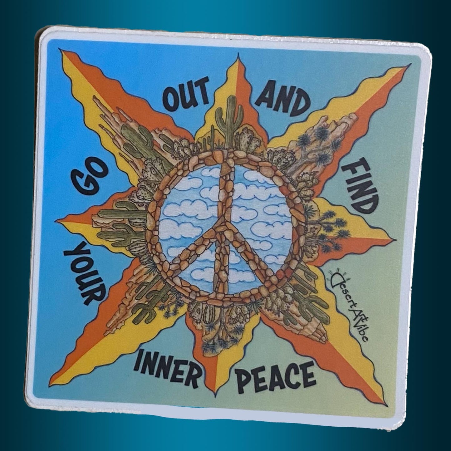 Inner Peace, Matte Vinyl Sticker